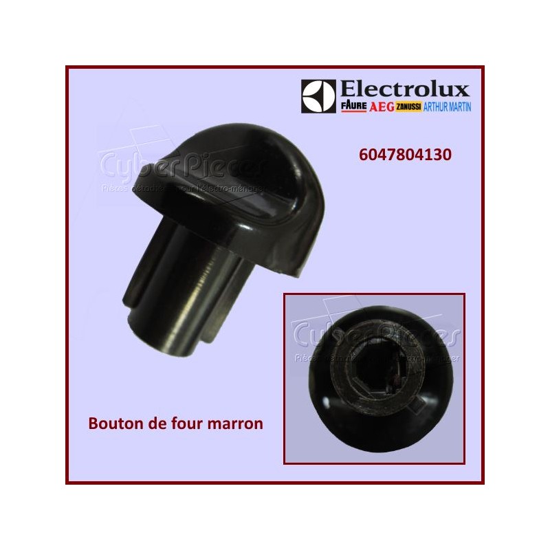 Bouton marron Electrolux 6047804130 CYB-231596