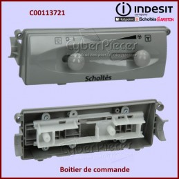 Boitier de commande Gris Indesit C00113721 CYB-058131