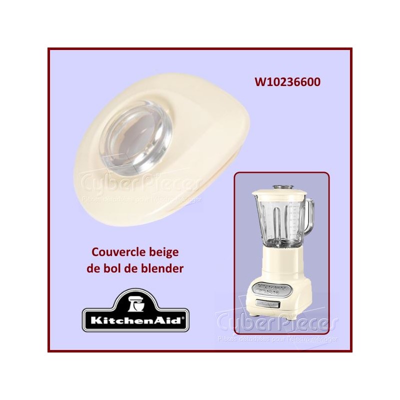 Couvercle Beige Crème de bol Kitchenaid W10236600 CYB-032865