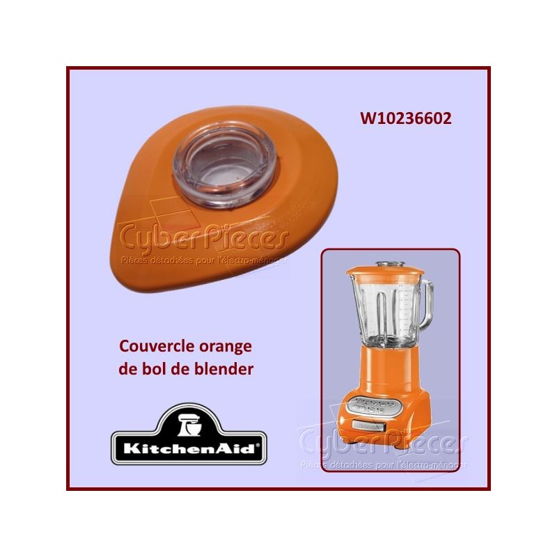 Couvercle Orange de bol Kitchenaid W10236602 CYB-032858