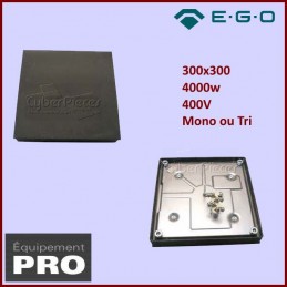 Plaque Fonte Restaurant 300x300 4000w 400V EGO11.33460.195 CYB-078658