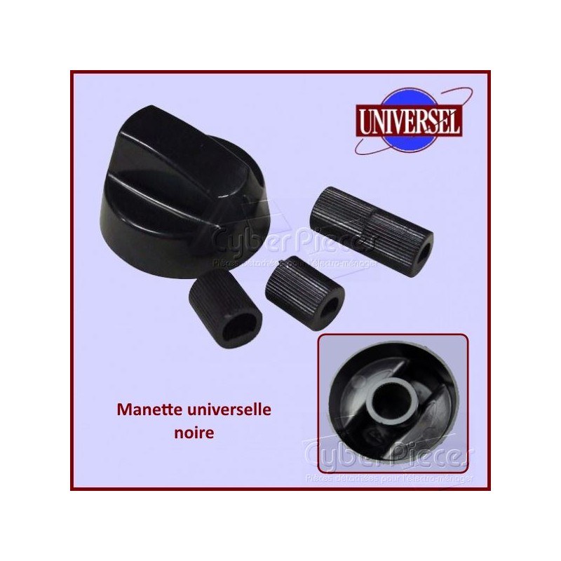 Manette Noire + Embouts Universel CYB-045988