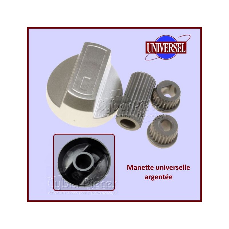 Manette Argentée + Embouts Universel Manette Argentée + Embouts Universel