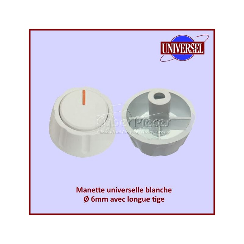 Manette blanche universelle pour cuisinière***épuisée*** CYB-133548