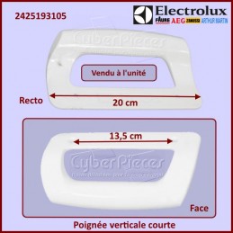 Poignée verticale courte Electrolux 2425193196 CYB-140416