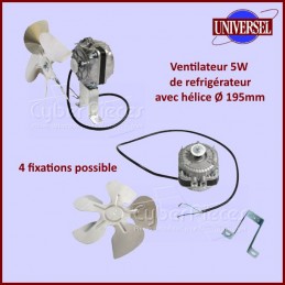 Ventilateur de Refrigerateur 5W 50 Hz Multi Fixations CYB-040600