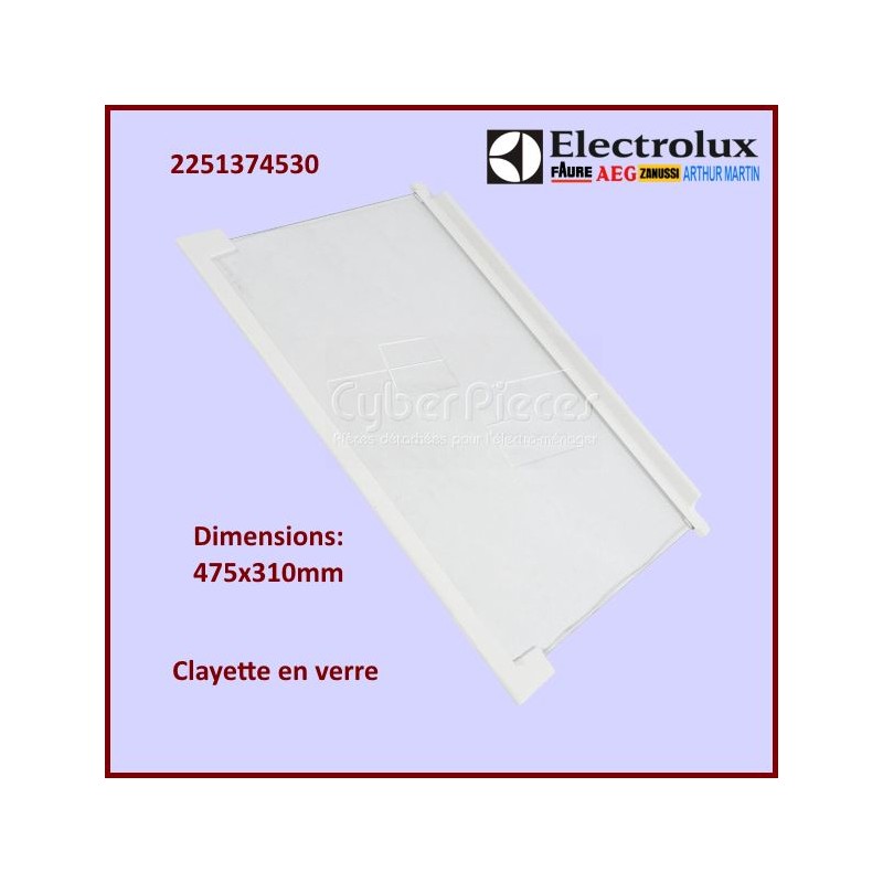 Clayette en verre Electrolux 2251374530 CYB-138093