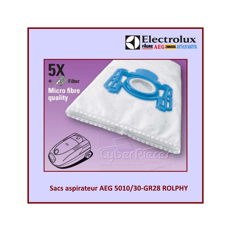 Sacs aspirateur AEG 5010/30-GR28 ROLPHY CYB-199759