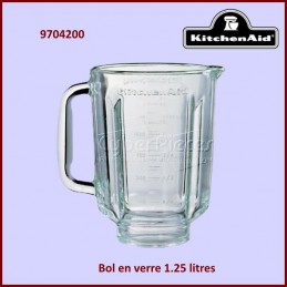 Bol Blender 1.25 l en Verre Kitchenaid 9704200 CYB-104715