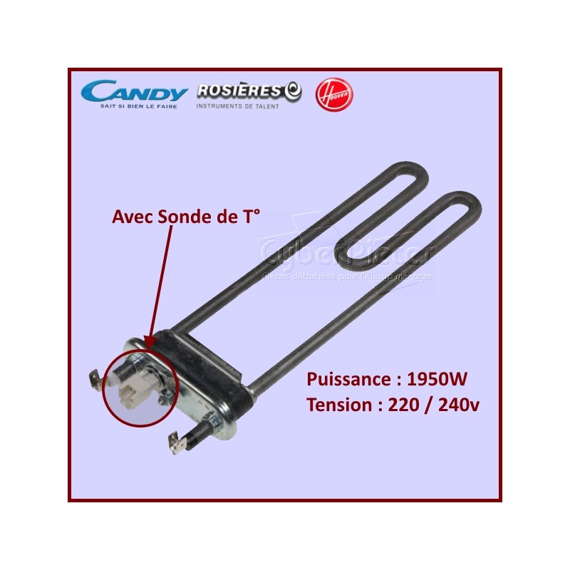 Thermoplongeur 41028717 avec Sonde de Température CYB-092999