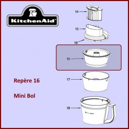 Bol Kitchenaid W10451470 (KFP13MB4) CYB-041980