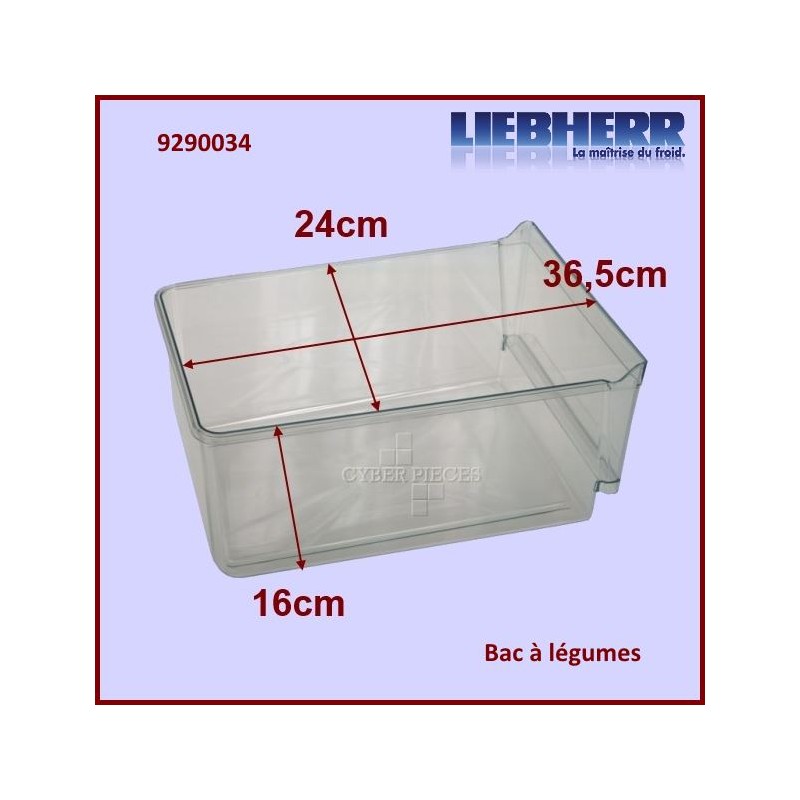 Bac Inférieur 36.5x24x16Cm Liebherr 9290034 CYB-102841