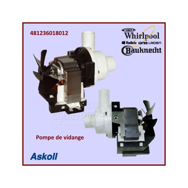 Pompe De Vidange Whirlpool 481236018012 CYB-000727