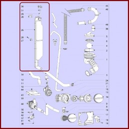 Anti retour bloc Miele 6044860 CYB-394925