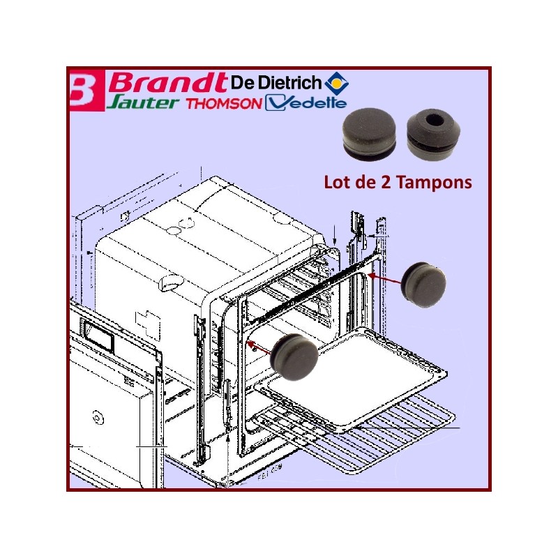 Tampons de porte en Caoutchouc ( Lot de 2) 74X3852 CYB-236522