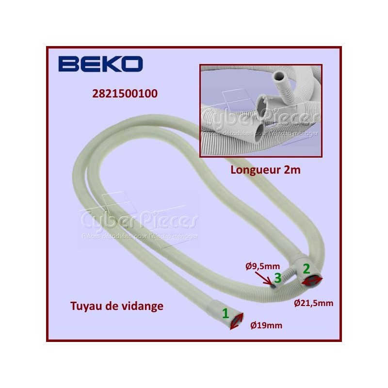 Tuyau de vidange BEKO 2821500100 CYB-129121