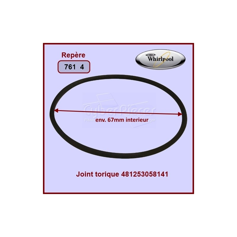 Joint torique Whirlpool 481253058141 CYB-084567