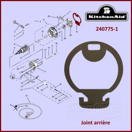 Joint arrière Kitchenaid 240775-1 CYB-027748