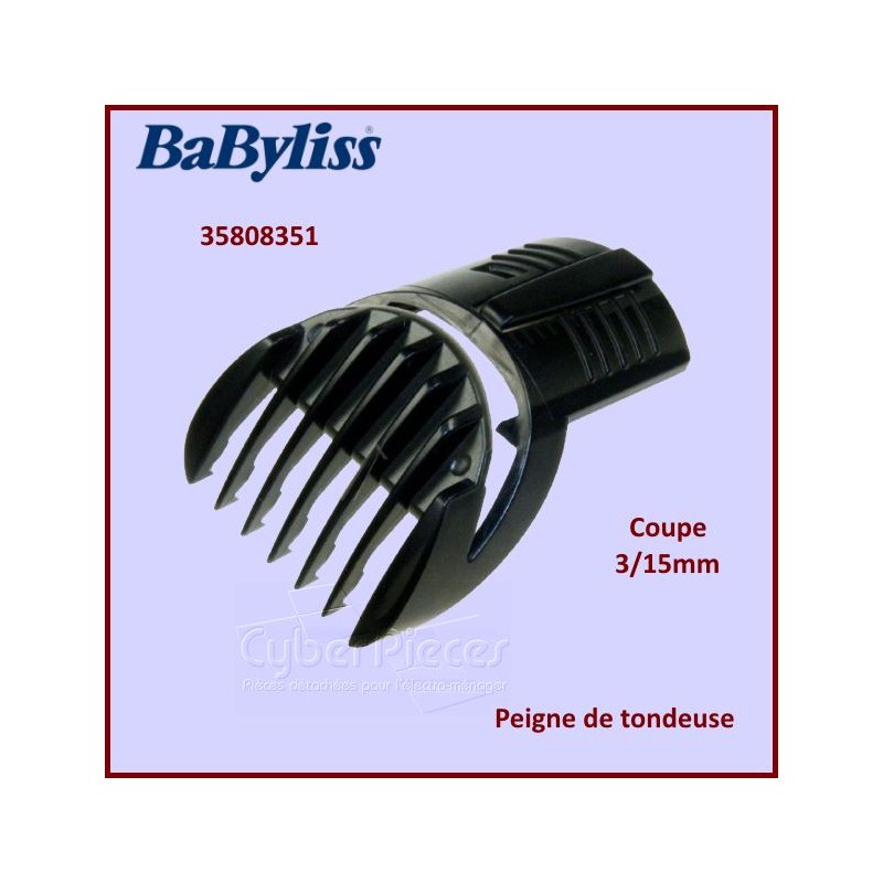 Peigne de tondeuse 3-15mm Babyliss 35808351 CYB-129183