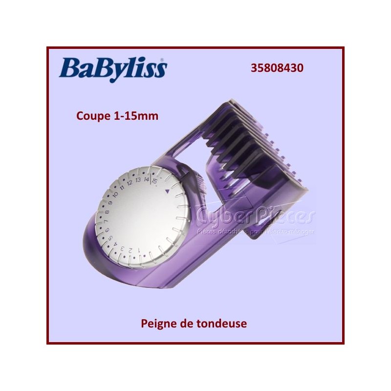 Peigne de tondeuse 1-15mm Babyliss 35808430 CYB-041461