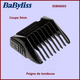 Peigne de tondeuse 3mm Babyliss 35806603 CYB-054522