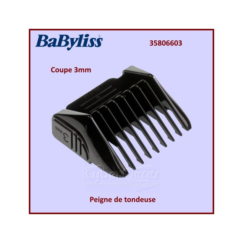 Peigne de tondeuse 3mm Babyliss 35806603 CYB-054522