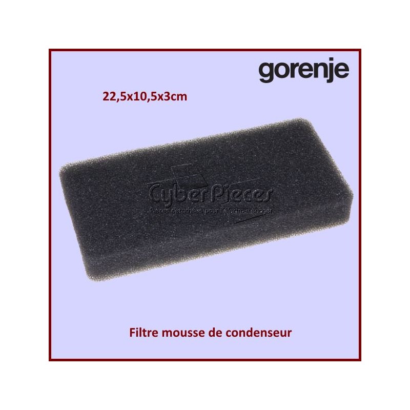 Filtre mousse SP-10 condenseur Gorenje 327136 CYB-098984