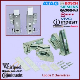 Kit de 2 charnières Indesit C00636779 CYB-185998