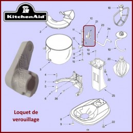 Bras de verrouillage de bol Kitchenaid 241764 CYB-072427