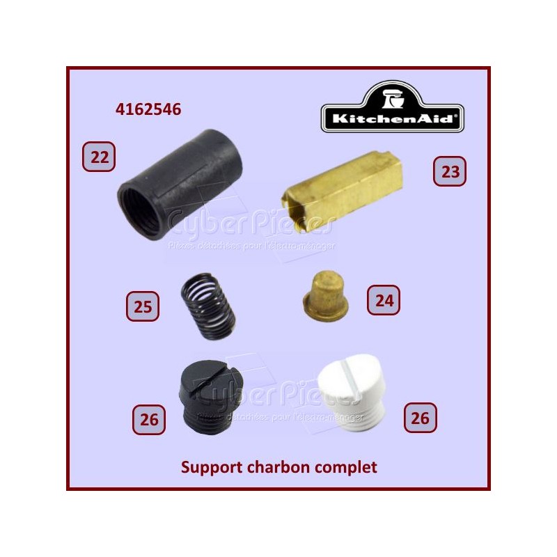 Support de charbon complet KITCHENAID 4162546 CYB-351218