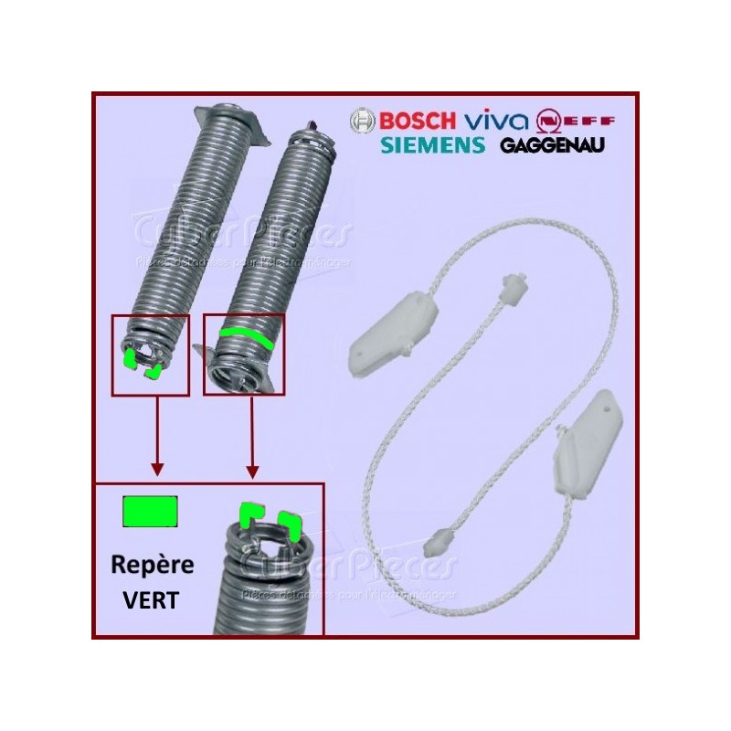 Kit Ressorts + câbles Kit de réparation charnières 00754870 CYB-066952
