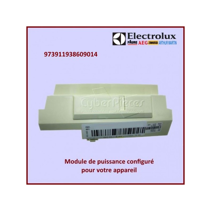 Carte Electronique configuré EDW250 Electrolux 973911938609014 CYB-100441