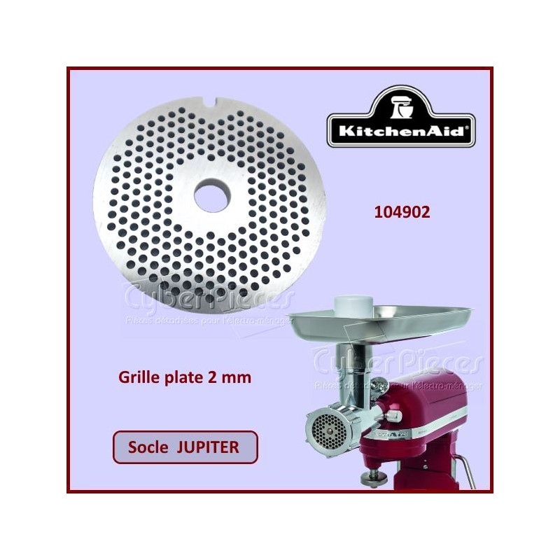 Grille plate 2mm Jupiter kitchenaid 104902 CYB-107945