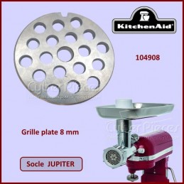Grille plate 8mm Jupiter Kitchenaid 104908 CYB-107044