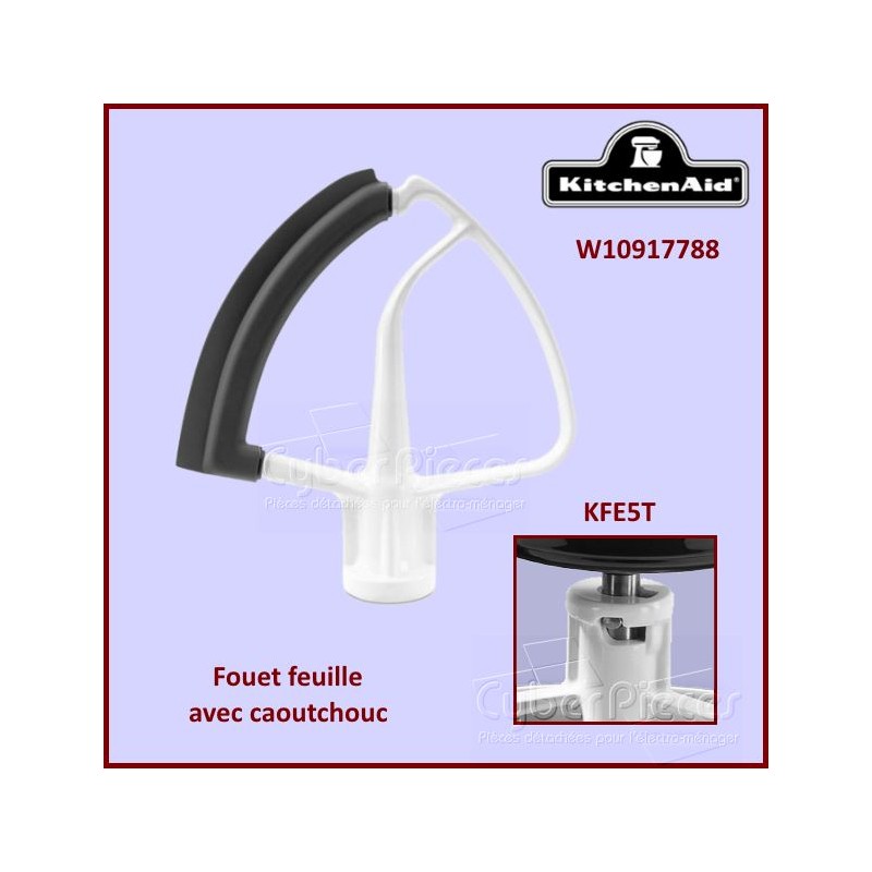 Mélangeur plat blanc flex KFE5T Kitchenaid W10917788 CYB-109857