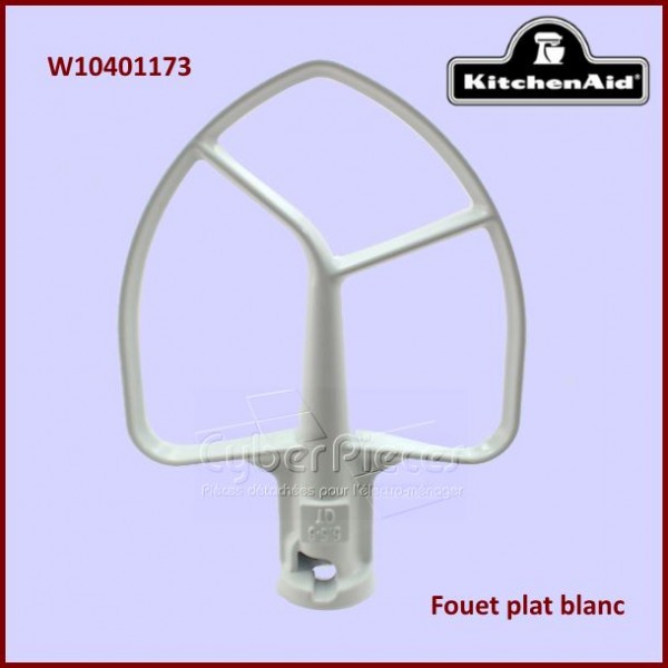 Mélangeur plat blanc pour batteur Kitchenaid W10401173 CYB-118033