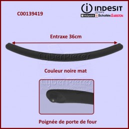 Poignée Noire Mat Indesit C00139419 CYB-058957