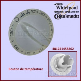 Bouton de température Whirlpool 481241458262 CYB-074452