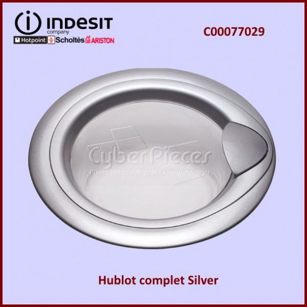 Hublot Complet Gris Silver Indesit C00077029 CYB-050425