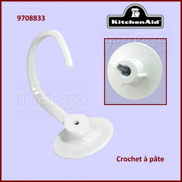 Crochet à pâte blanc KN256CDH kitchenaid 9708833 CYB-068789