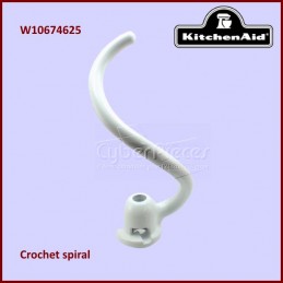 Crochet spiral blanc Kitchenaid W10674625 CYB-079082