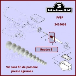 Vis sans fin FVSP Kitchenaid 2414661 CYB-110655