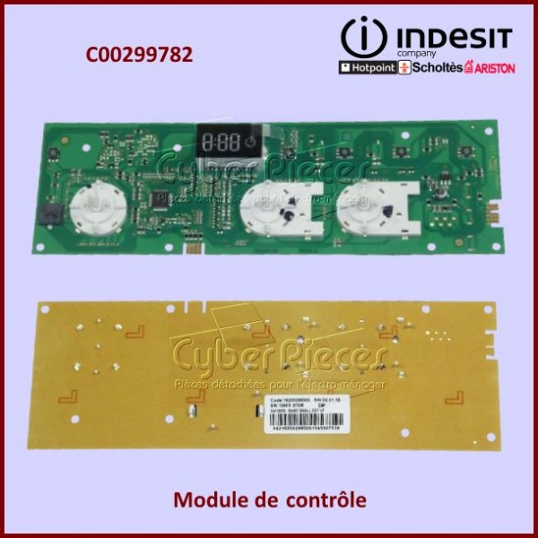 Carte électronique de contrôle Indesit C00299782 CYB-161169