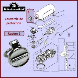 Couvercle du moyeu Kitchenaid 9703315 CYB-175326