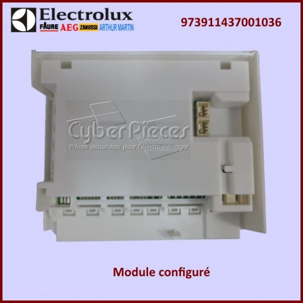 Carte Electronique configuré EDW1XX Electrolux 973911437001036 CYB-266291