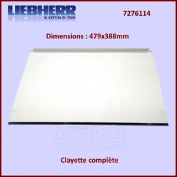 Clayette en verre de réfrigérateur Liebherr 7276114 CYB-265522