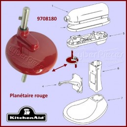 Planétaire rouge Kitchenaid 9708180 CYB-266949