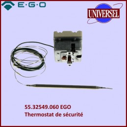 Thermostat de sécurité Friteuse Pro Triphasé EGO 55.32549.060 CYB-410304