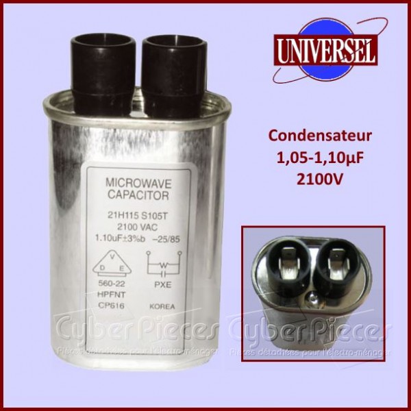Condensateur 1,05µF (1,05mF) 2100V CYB-016742