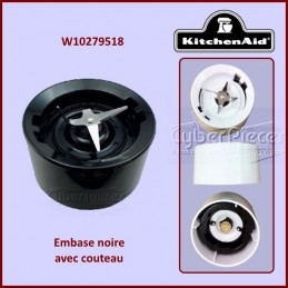 Embase noire Kitchenaid W10279518 CYB-045834